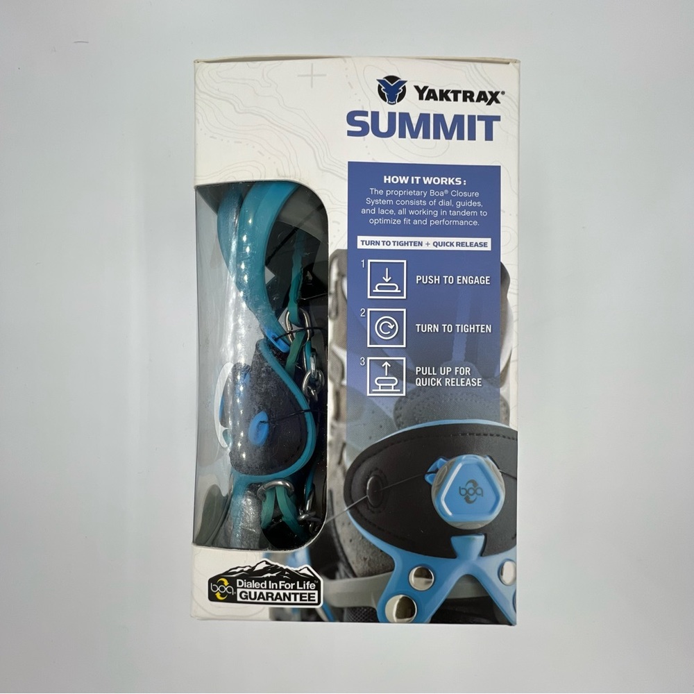 NWT YAKTRAX summit with BOA , size medium - Picture 2 of 5